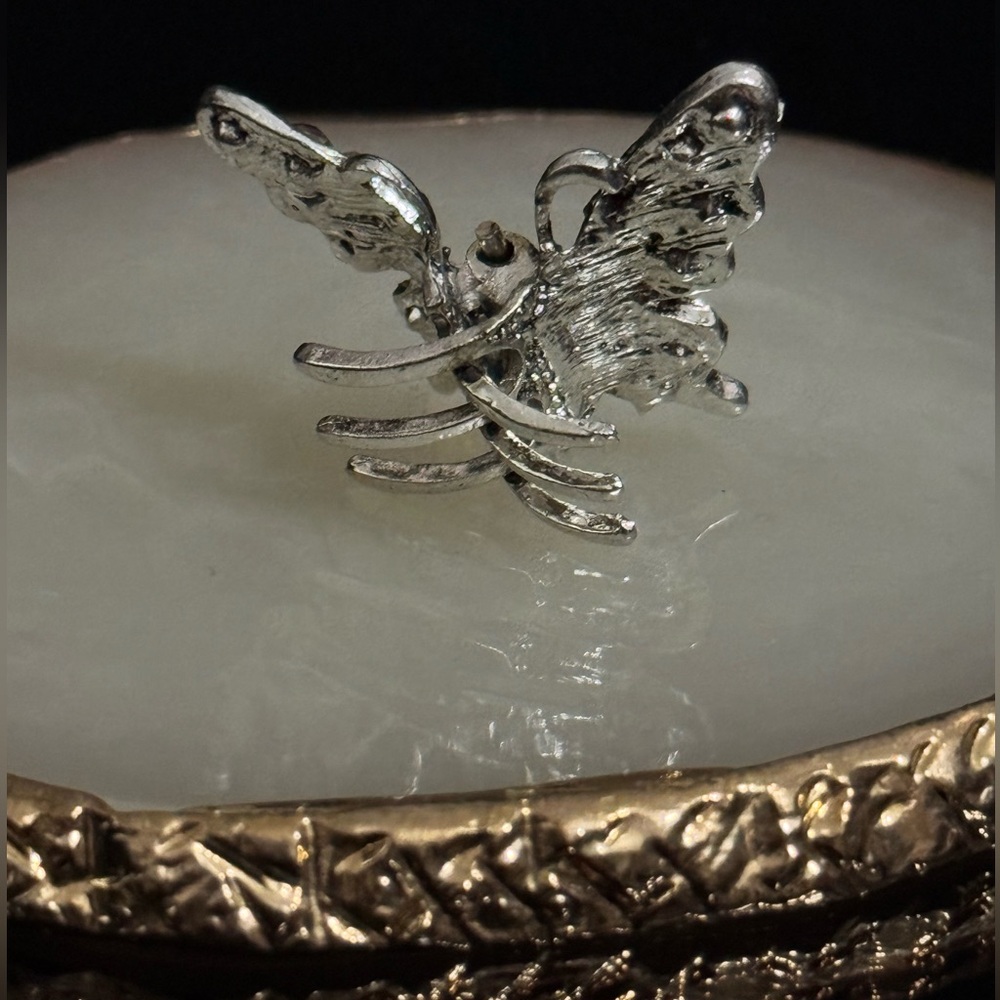 Mini Rhinestone Butterfly Hair Clip New - Picture 2 of 4